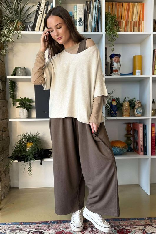 Conrad Layer Knit Stone - 